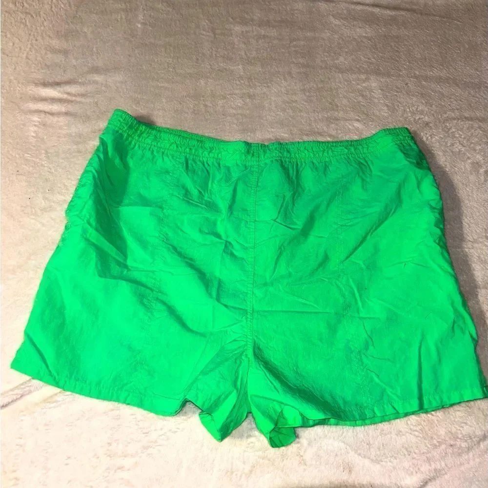 Vintage Gitano neon green shorts size large